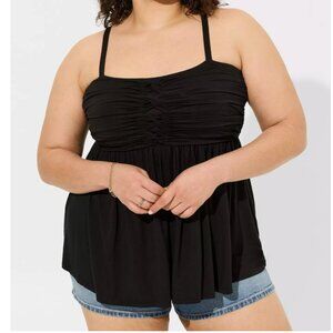 GUC Torrid Super Soft V-Neck Twisted Front Babydoll